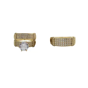 Three-Piece Set Engagement Rings (10K)