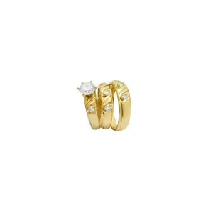 Three-Piece Set Engagement Rings (14K)