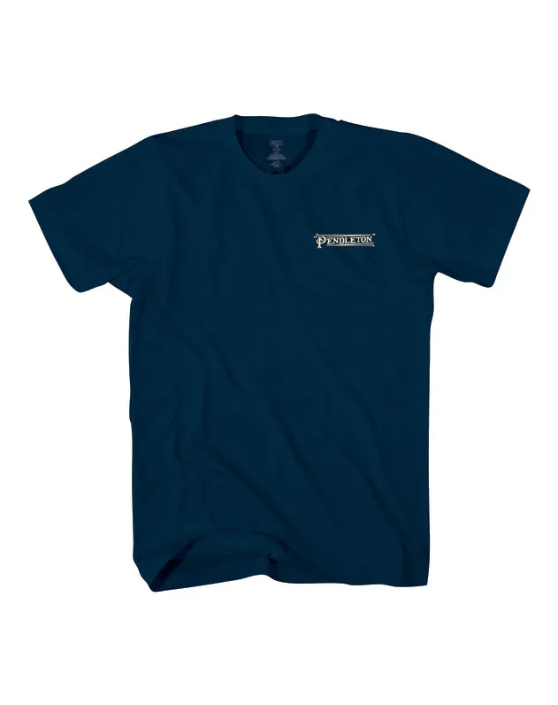 Tucson Bison Graphic Tee - Midnight Navy Multi