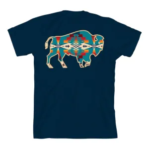Tucson Bison Graphic Tee - Midnight Navy Multi