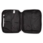 Two-fold Black Faux Leather Organizer Bible Cover Extra small