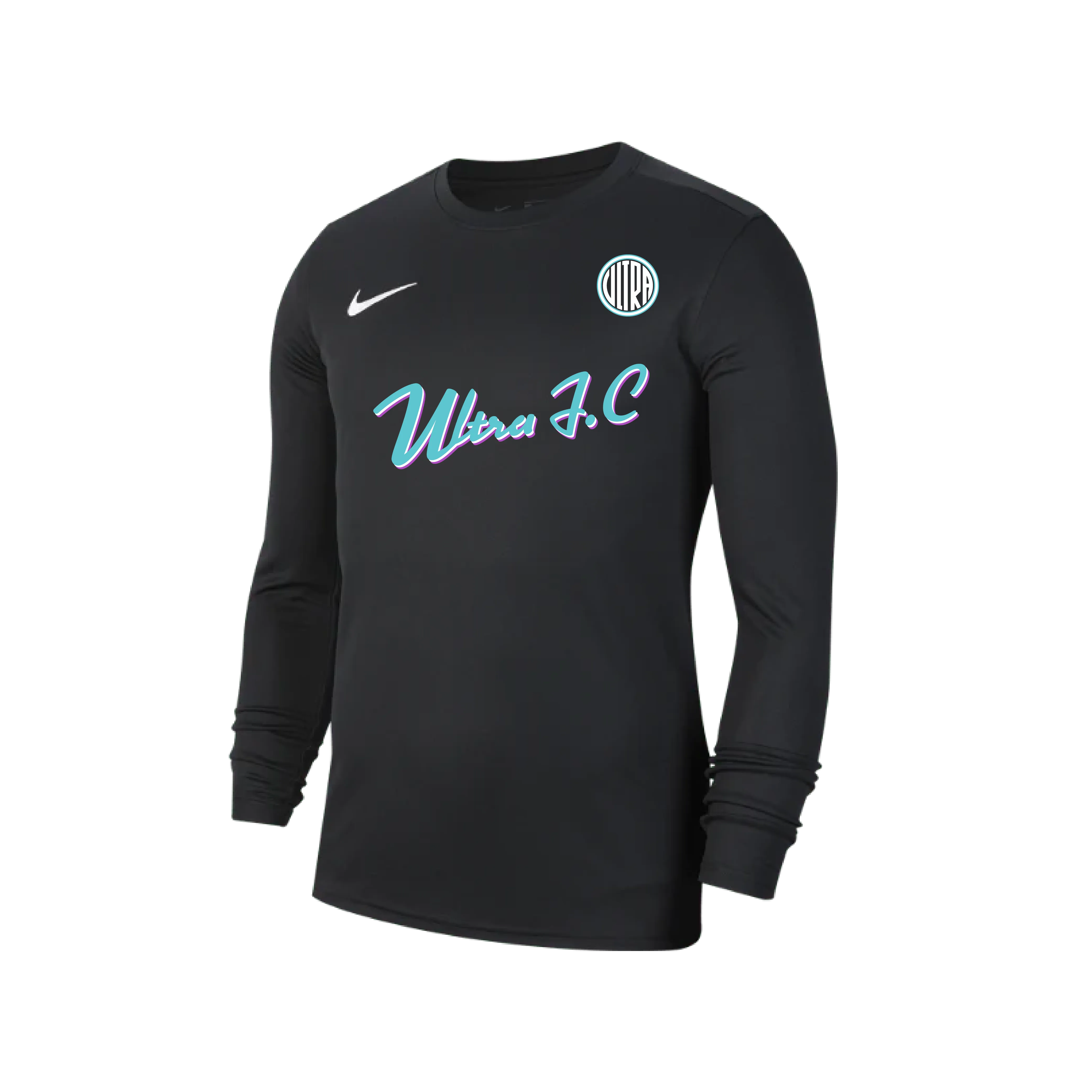 ULTRA FC Men's Park 7 Long Sleeve Jersey - Neon Blue  (BV6706-010-UFCBLUE)
