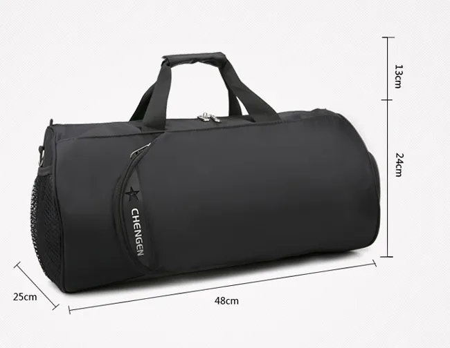 Vintage Fitness Bag: Waterproof Sports & Travel