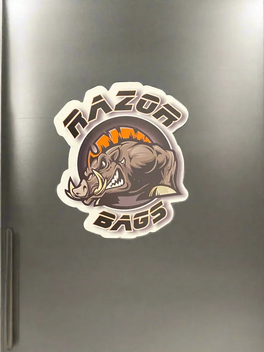 Vintage Razor Bags Logo Magnet