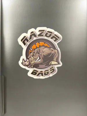 Vintage Razor Bags Logo Magnet