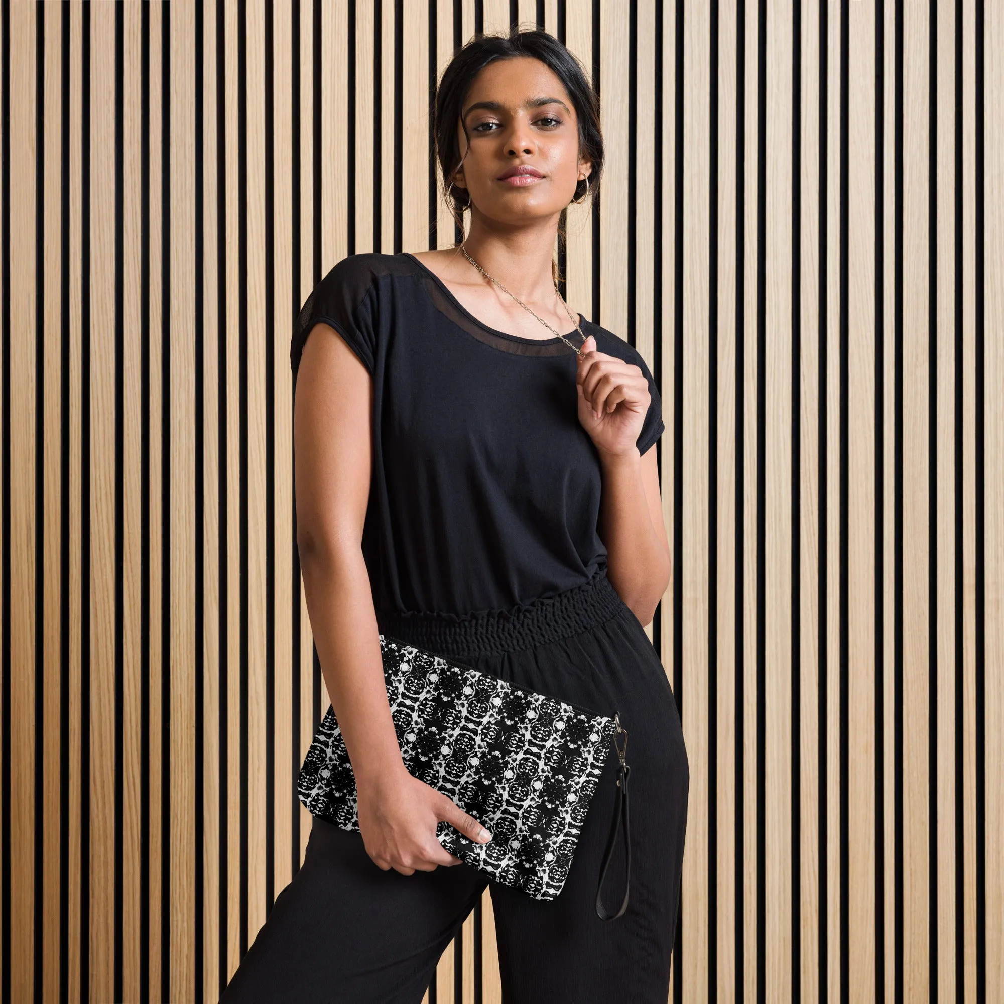White Mosaic Crossbody bag