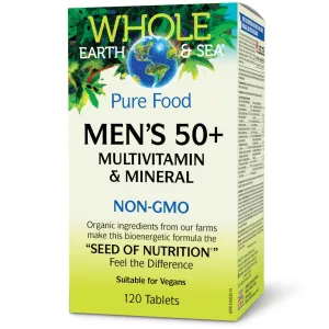 Whole Earth & Sea Men's 50  Multivitamin & Mineral 120s