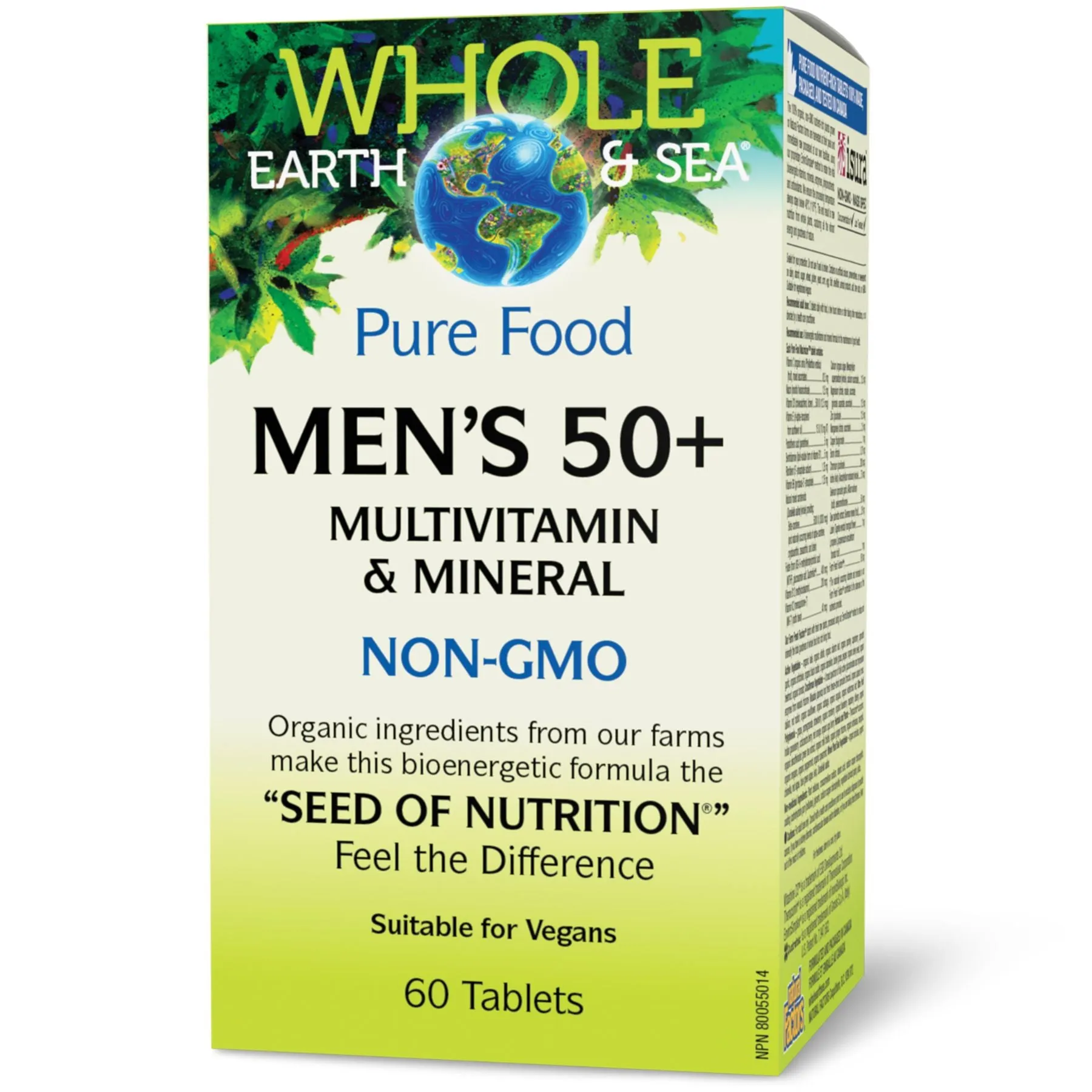 Whole Earth & Sea Men's 50  Multivitamin & Mineral 60s
