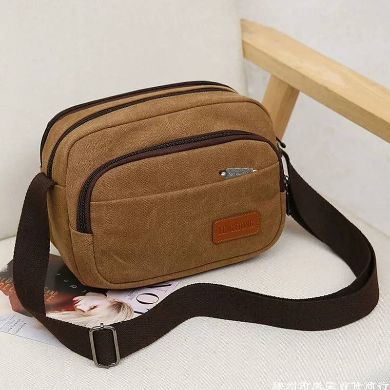 Women's & Men's & Canvas Business Cashier Selling Vegetables Shoulder Bags