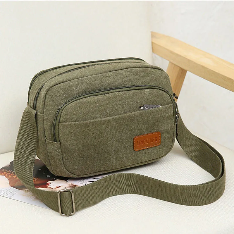 Women's & Men's & Canvas Business Cashier Selling Vegetables Shoulder Bags