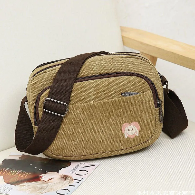 Women's & Men's & Canvas Business Cashier Selling Vegetables Shoulder Bags