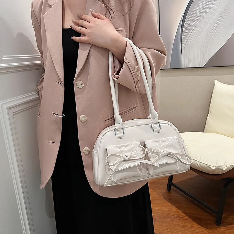 Women's & Men's Trendy Niche Baguette Portable Bow Hot Shoulder Bags