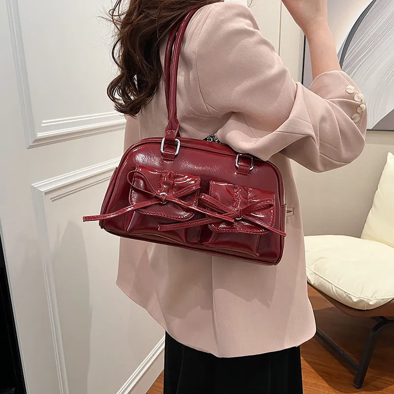 Women's & Men's Trendy Niche Baguette Portable Bow Hot Shoulder Bags